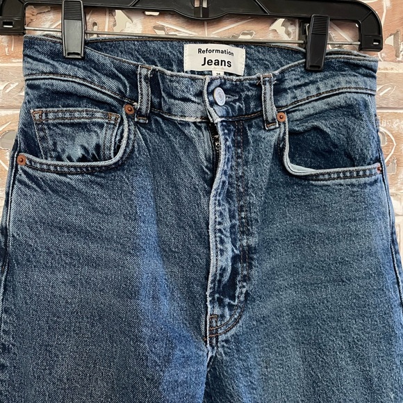 Reformation Denim Jeans, size 25 - Picture 2 of 4
